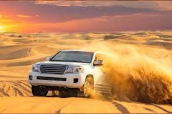 Camel Ride in the Morning Desert